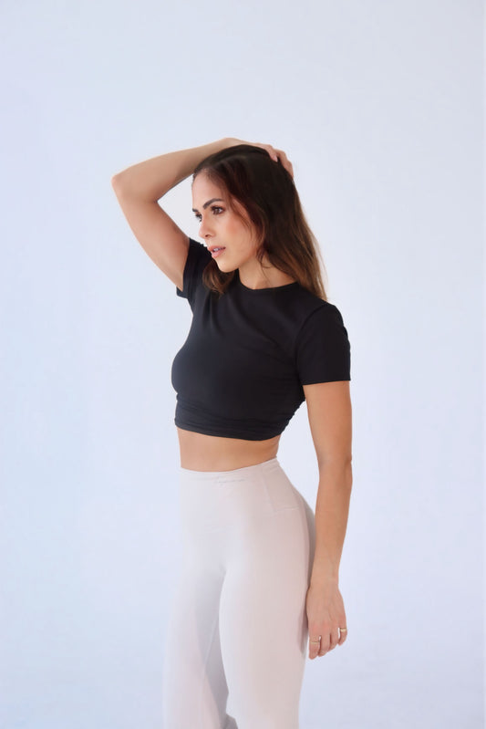 Nylon Slim Shirt (Short Sleeve)